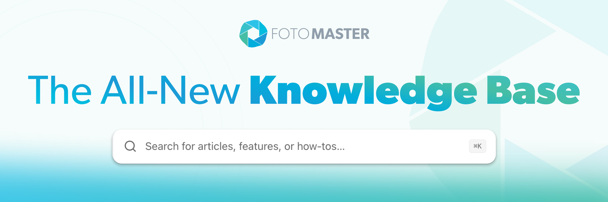 Introducing The New Foto Master Knowledge Base