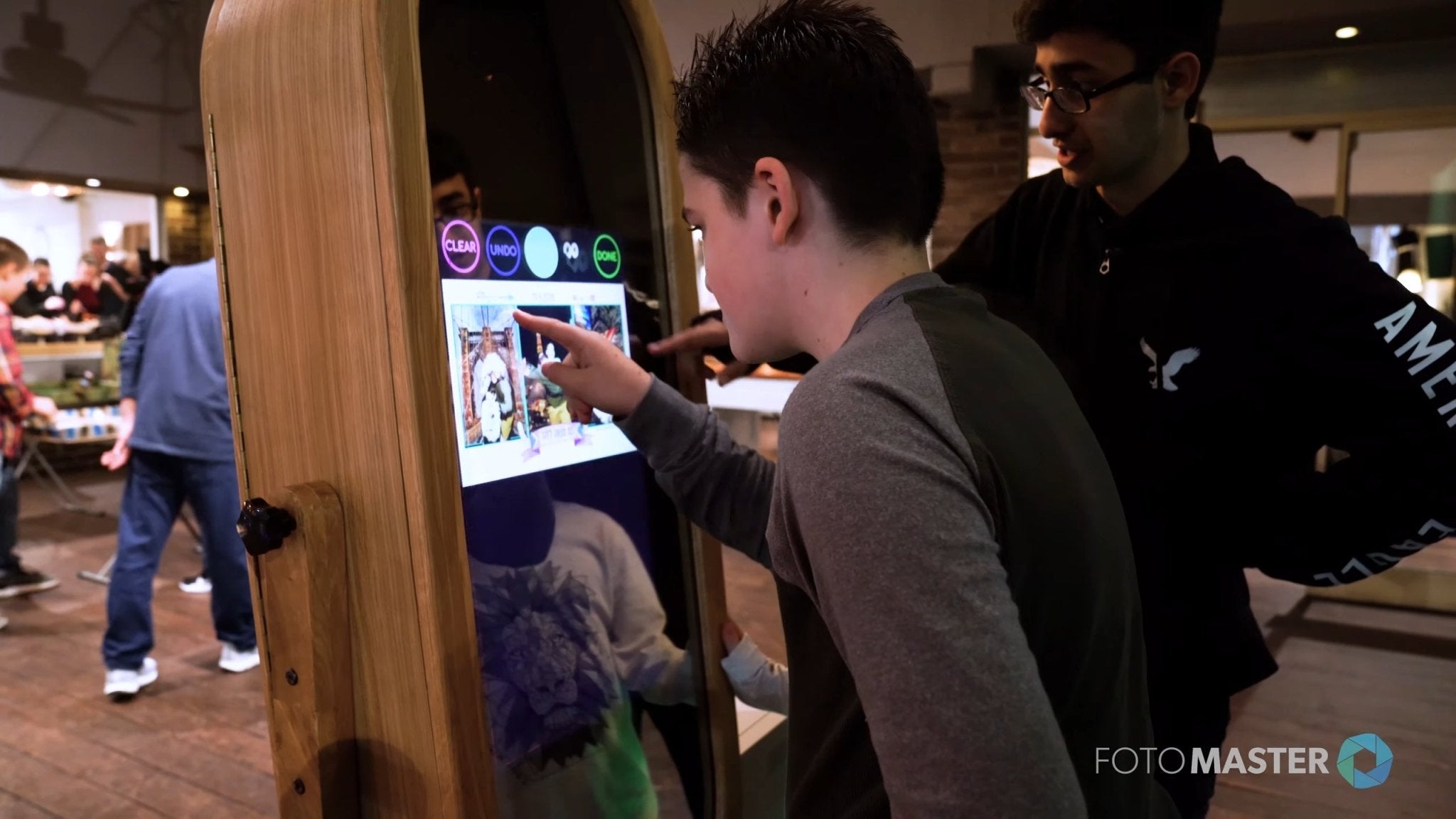 Retro Mirror Booth at Events: A Bat-Mitzvah