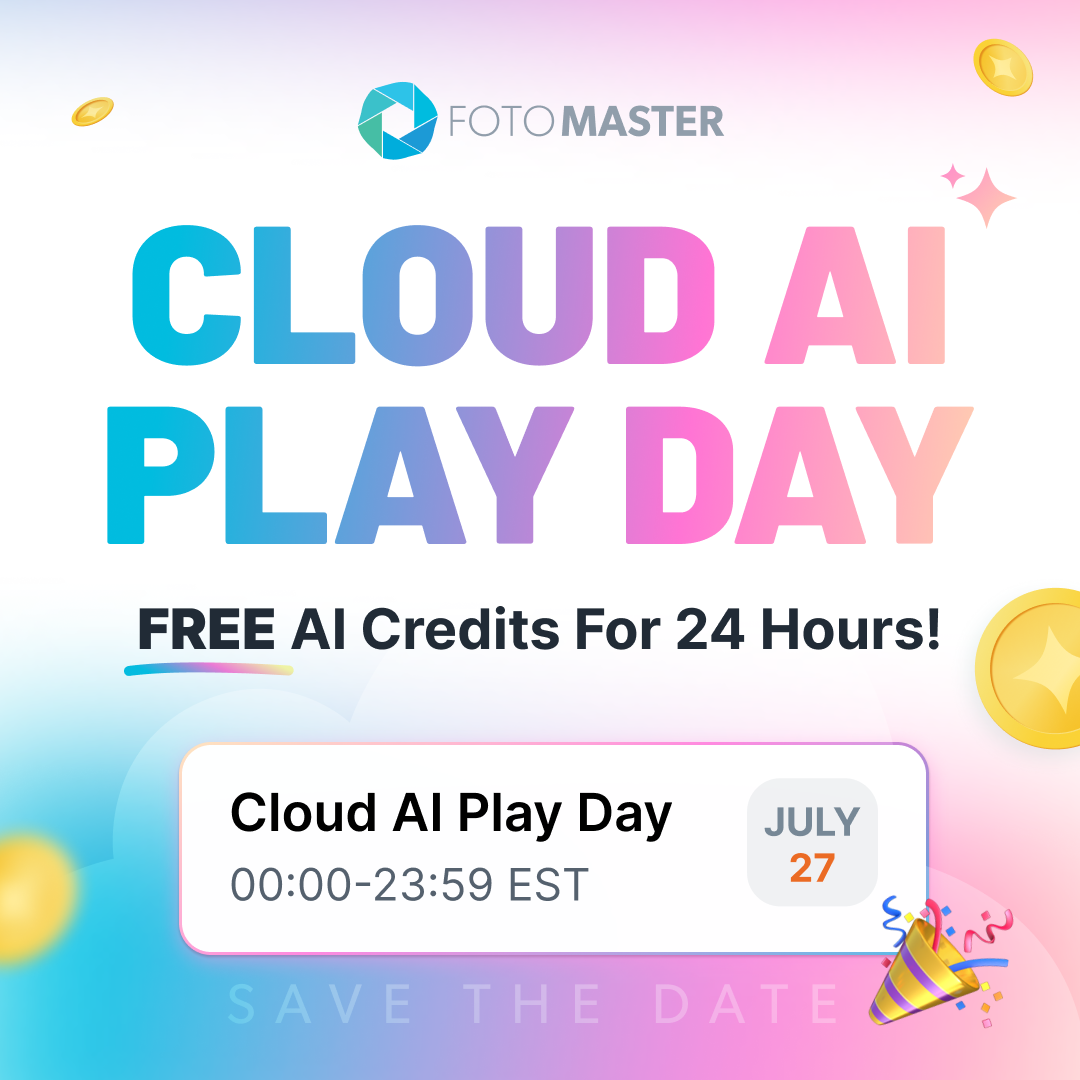 Foto Master Cloud AI Play Day announcement for July 27, 2025