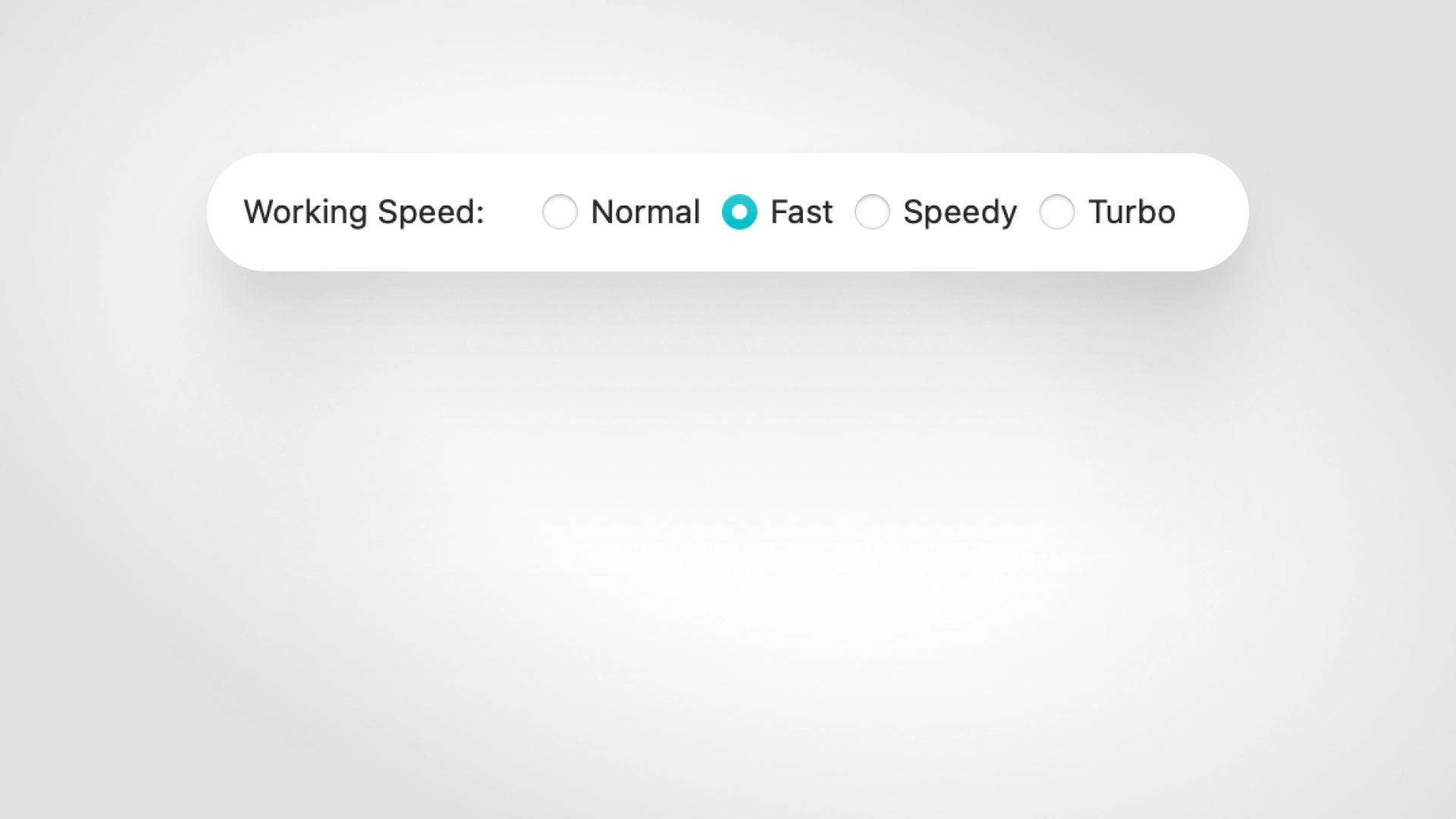 Drawing Speed Control
