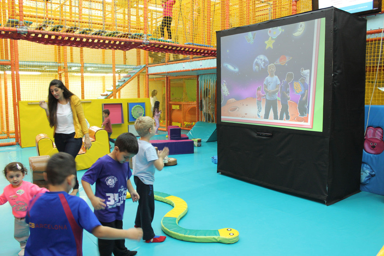 Interactive Story Setup at a Family Entertainment Center