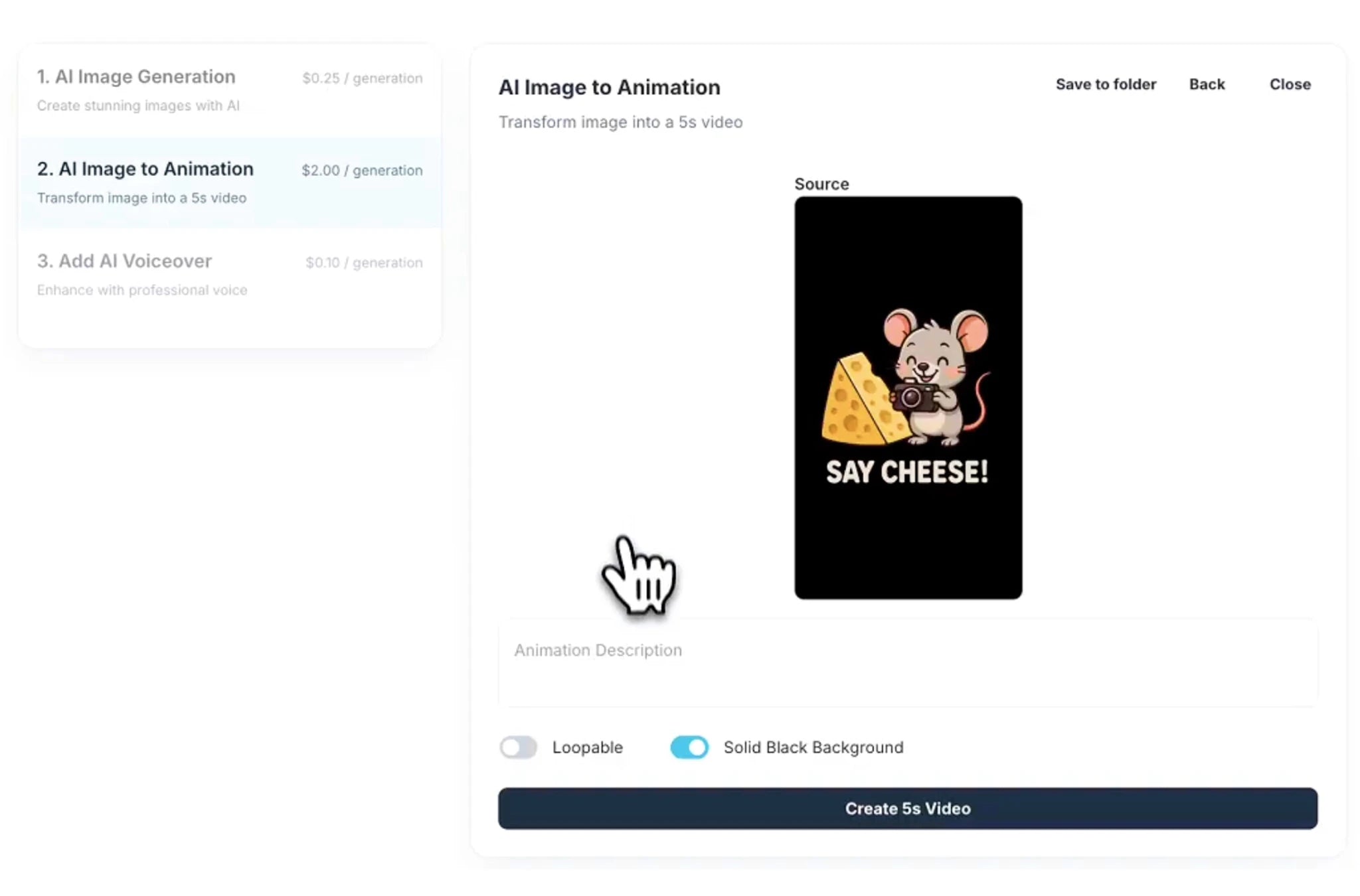 AI Animation Builder