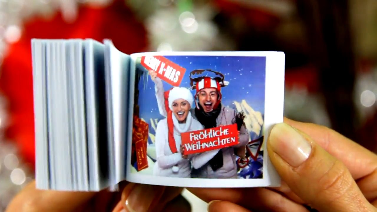 Video Flip at A Christmas Event
