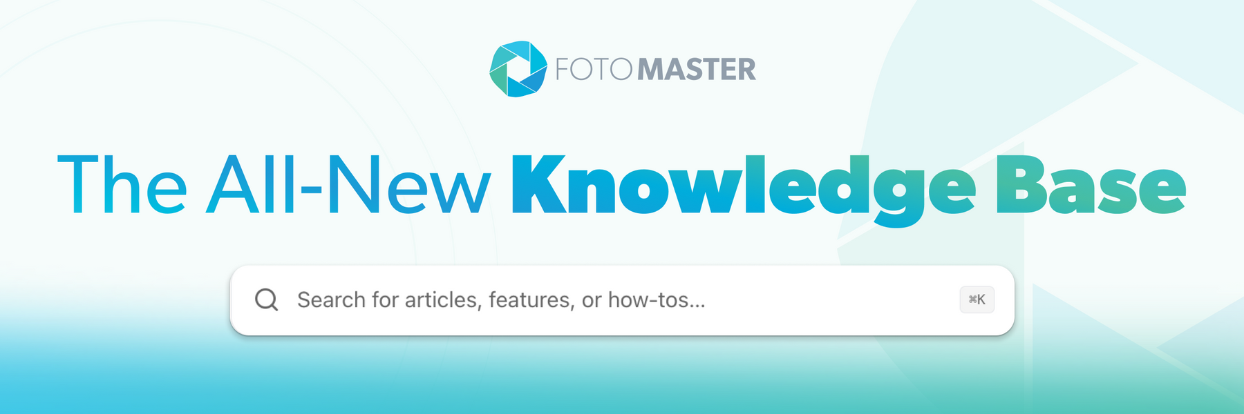 Introducing The New Foto Master Knowledge Base