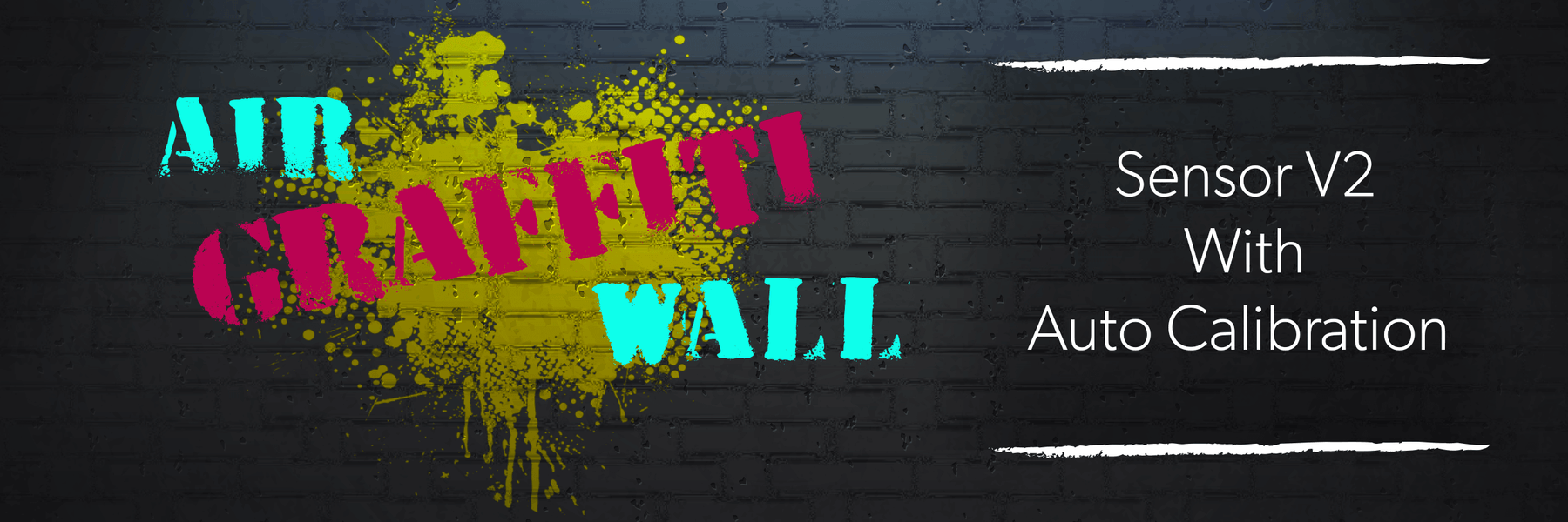 Air Graffiti Wall: Laser Spray Can Sensor V2