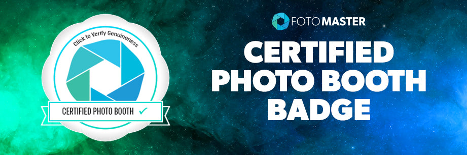 Foto Master's Certified Photo Booth Badge