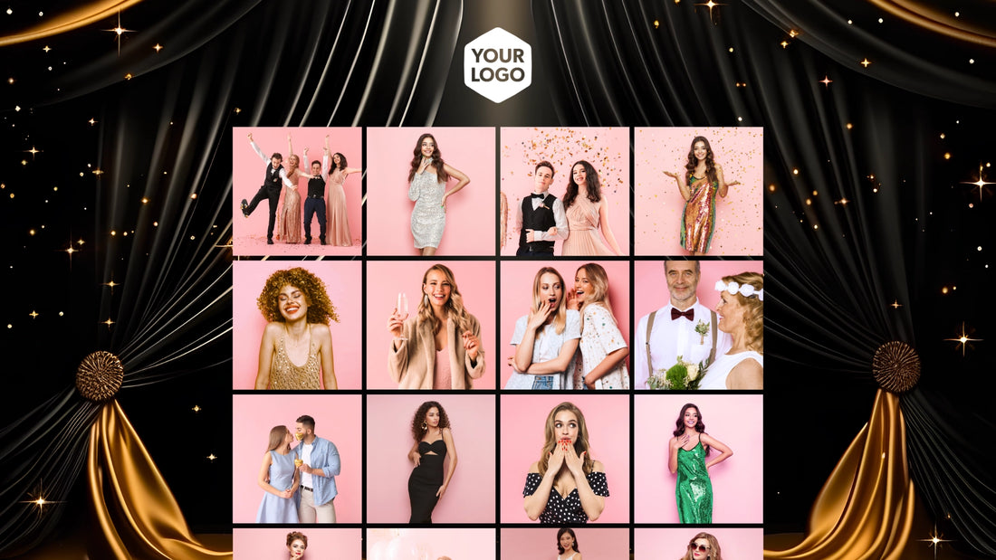 Fully customizable online gallery, desktop view