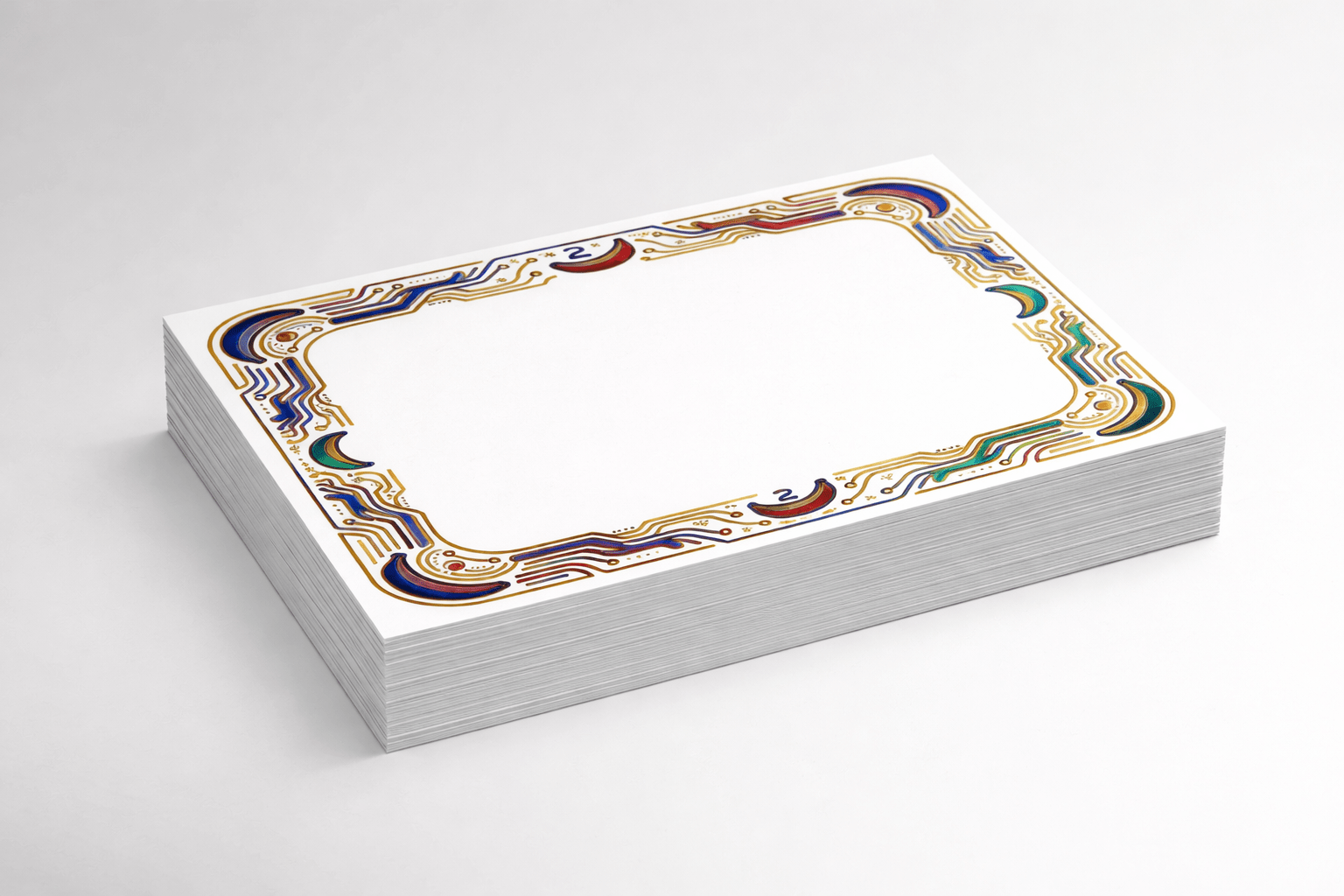 Branded Drawing Papers: 6″ × 4″ (300 GSM) 1,000 pcs