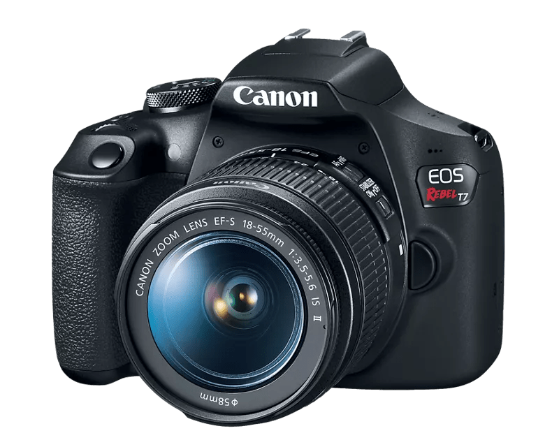 Canon EOS Rebel T7 DSLR Camera with 18-55mm Lens