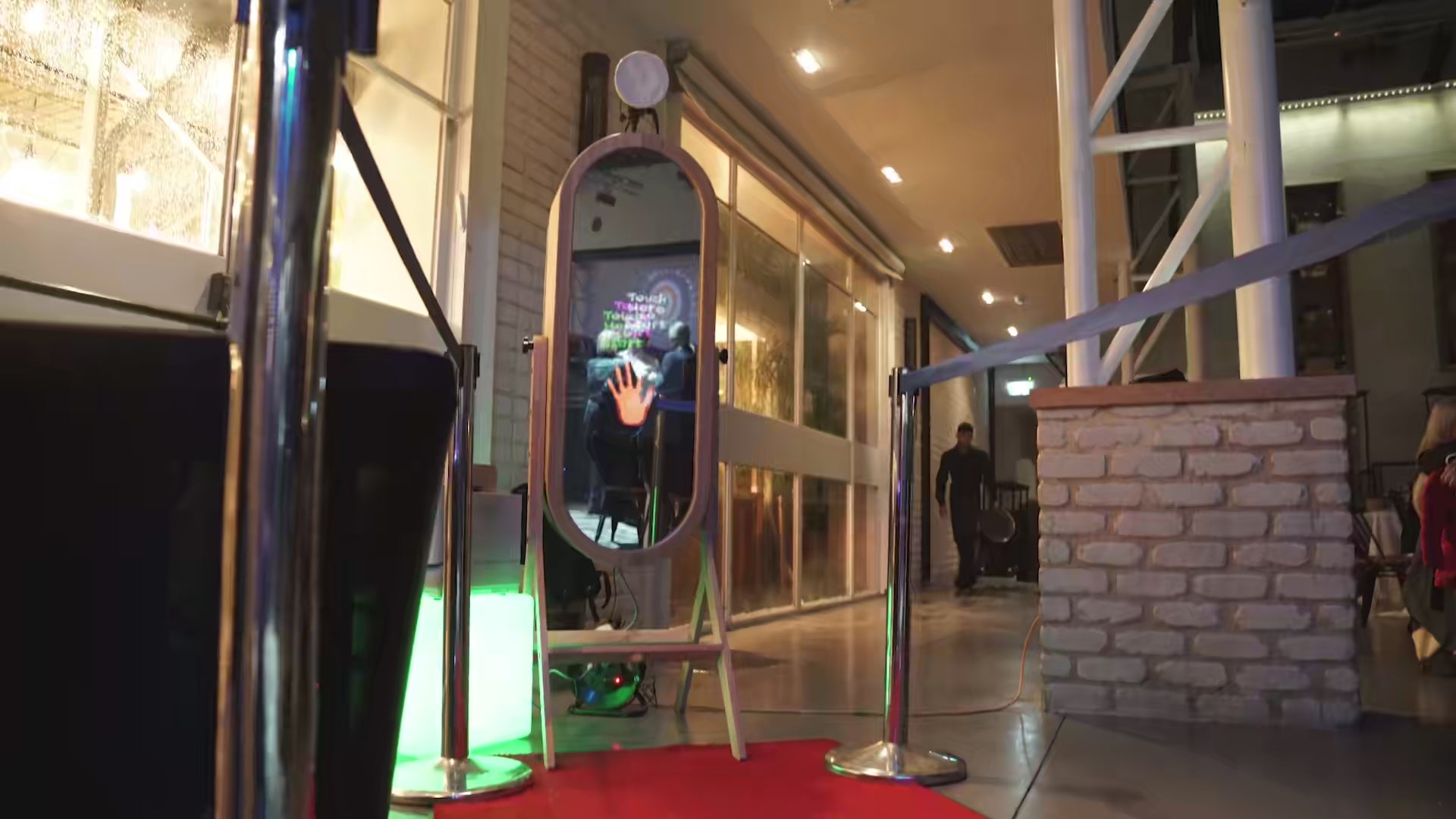 Retro Mirror Booth at Events: D&R Wedding