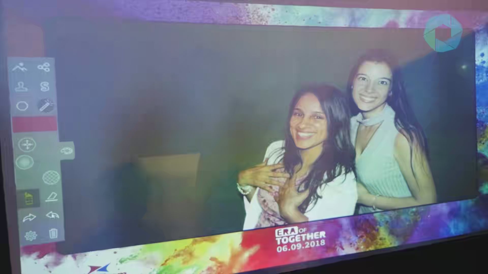 Air Graffiti Wall at Events: A Corporate Anniversary