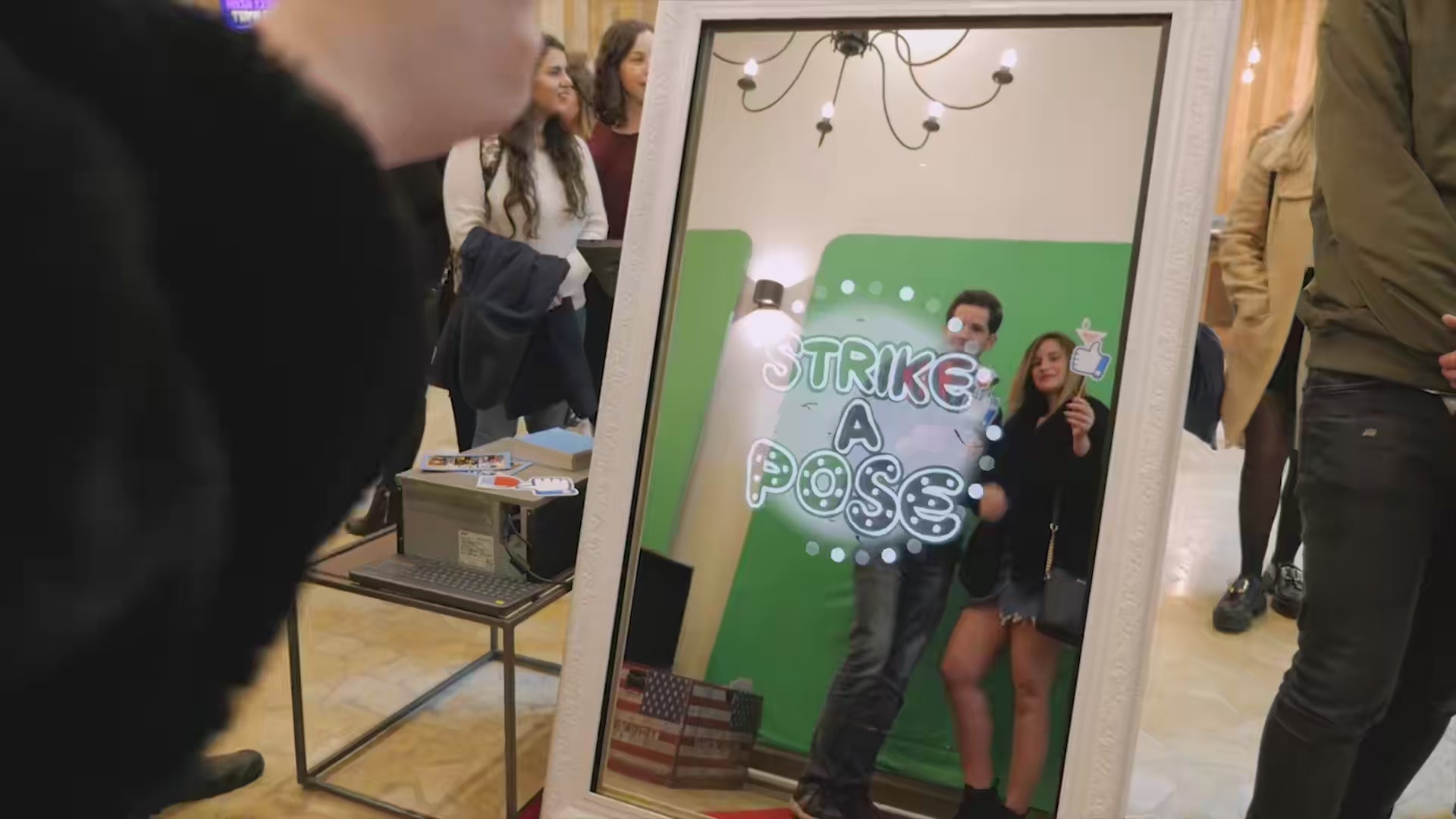 Mirror Me Booth at Events: Zap Group Corporate Event