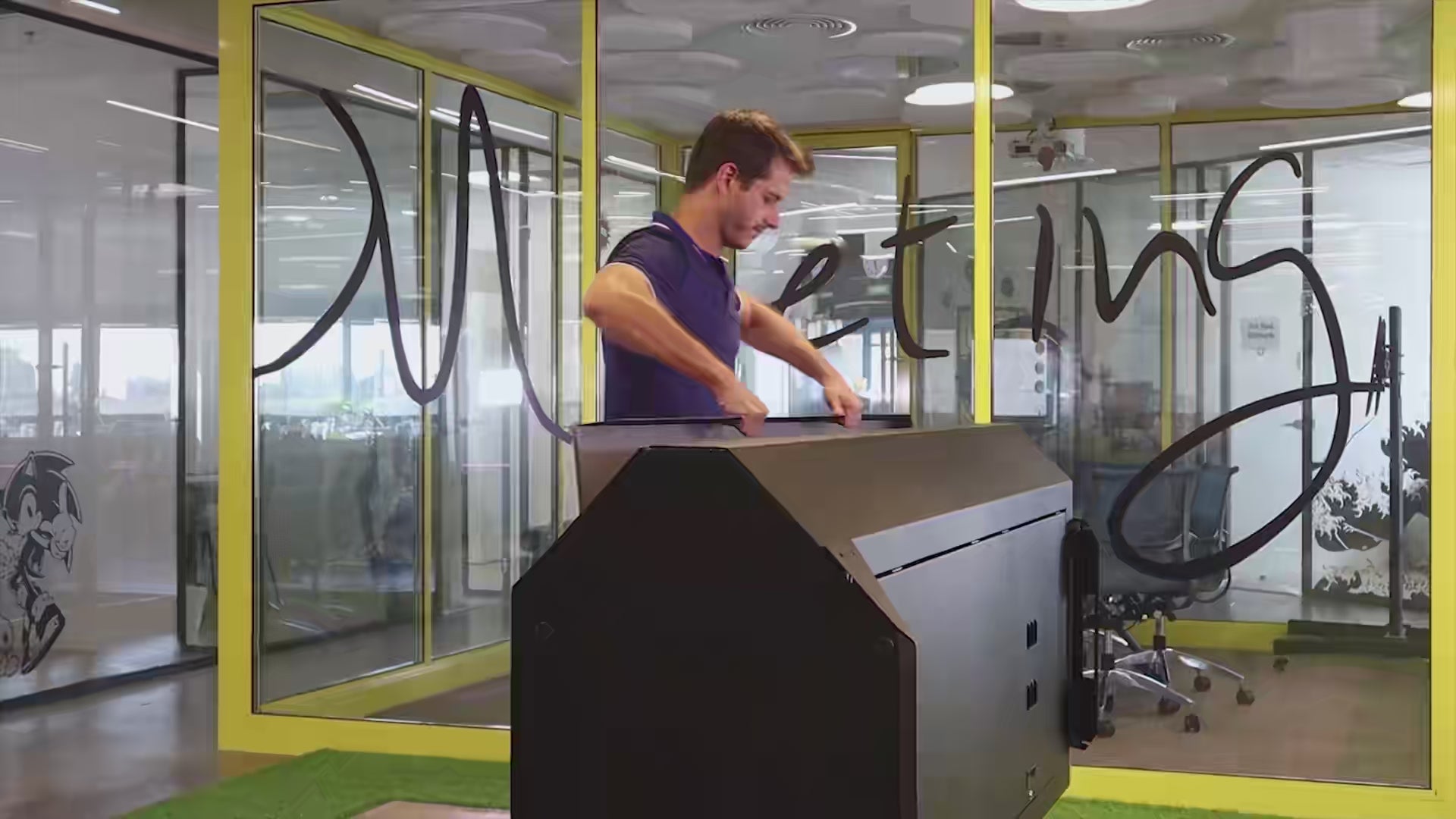 Tower Mirror Booth: Setup Demonstration