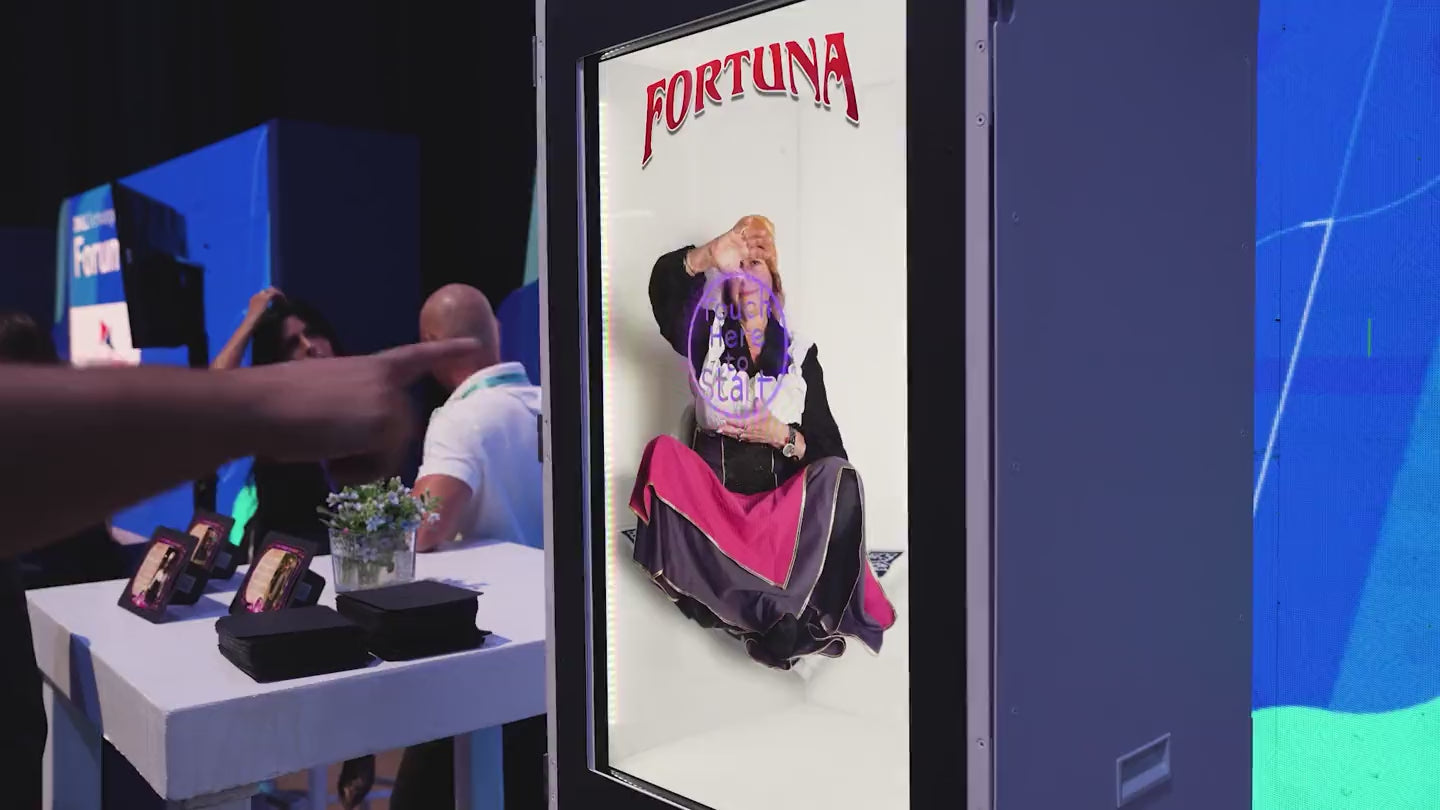 Fortuna AI interactive hologram experience