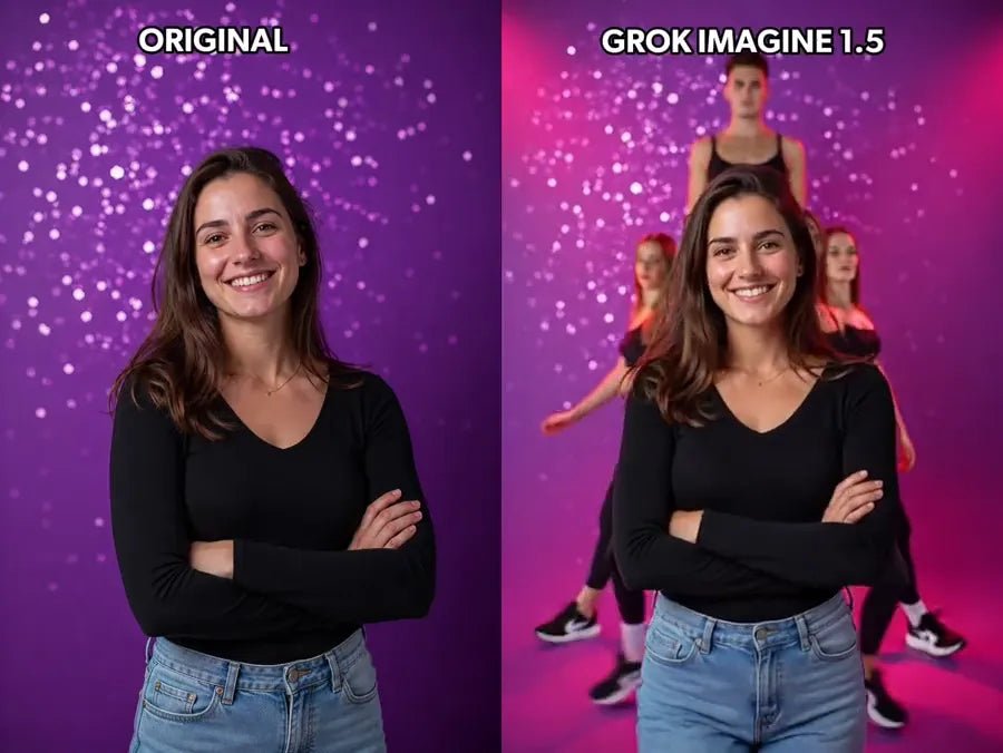 Grok Imagine 1.5 photo-to-video example