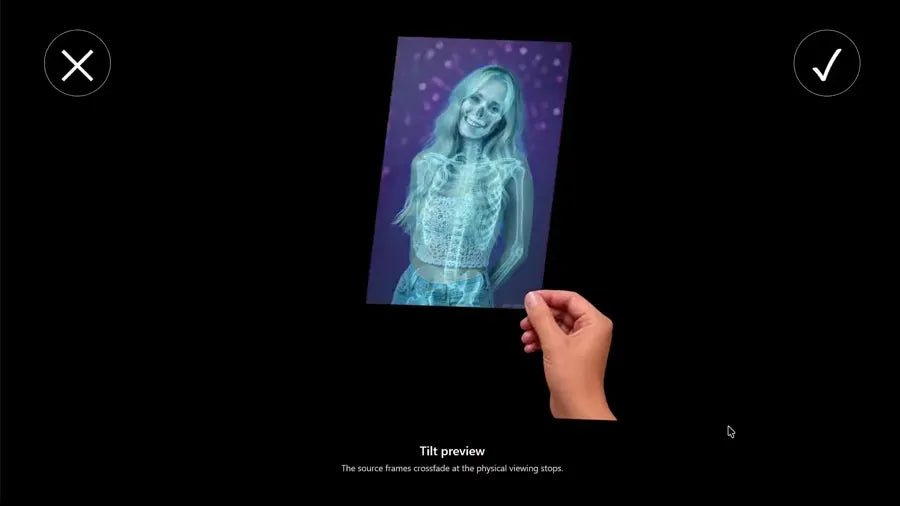 Lenticular photo preview in FMX