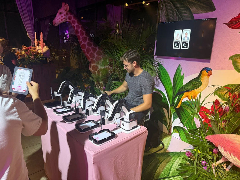 Draw Me Bot at an event