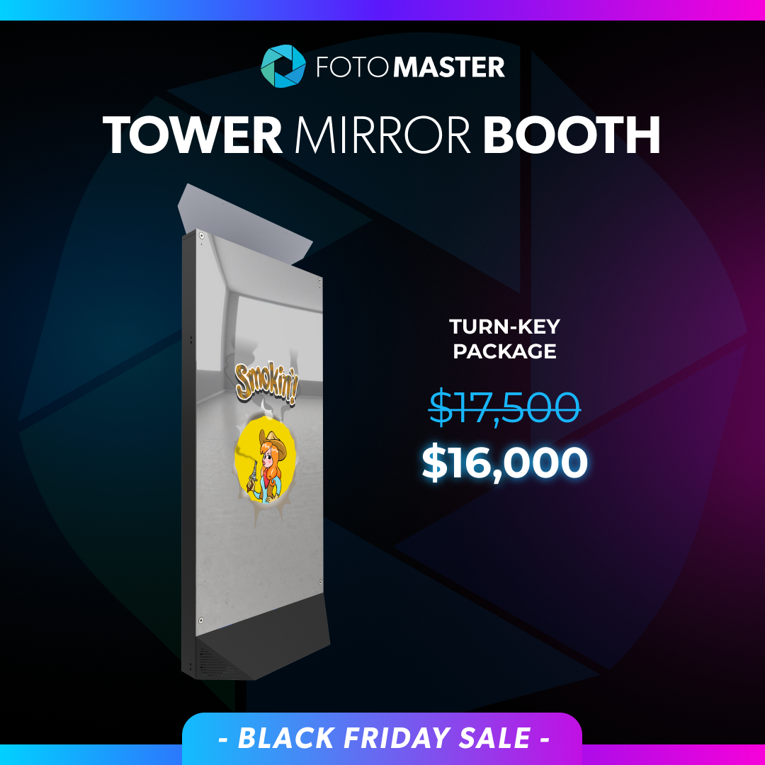 Black Friday Deals for tower mirror booth